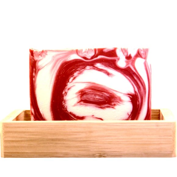 Candy Cane Handmade Soap with Peppermint & Spearmint Essential Oils - Picture 2 of 4